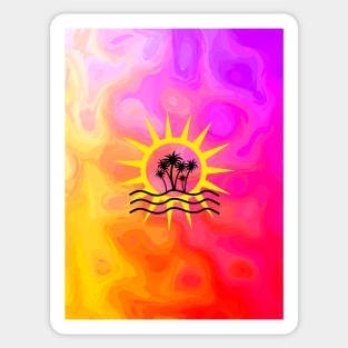 Fun In The Tropical Sun Sticker